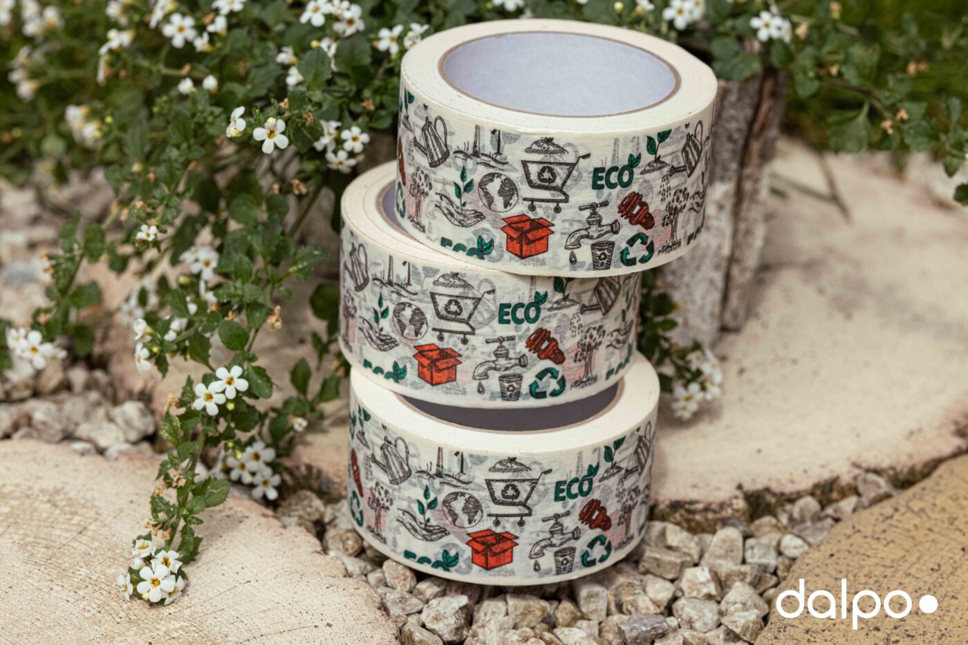 Papierklebeband Solvent mit individuellem Aufdruck & Logo 50 mm x 60 m