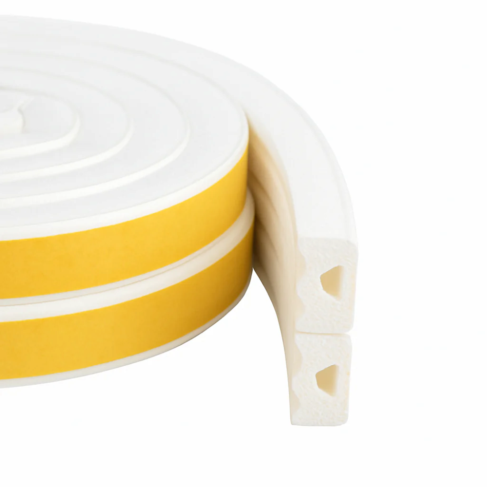 Gummidichtung selbstklebend, Profil Cello, 100 Meter, 10×6 mm (verschiedene Farben)