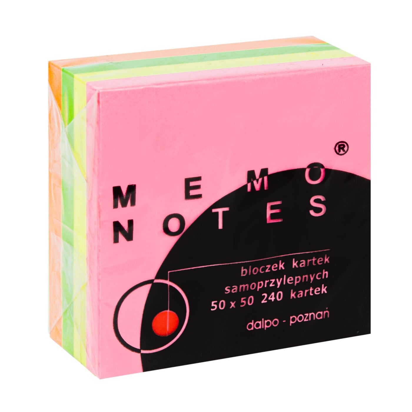 MEMO NOTES Haftnotizen-Block 50 x 50 mm, 240 Blatt