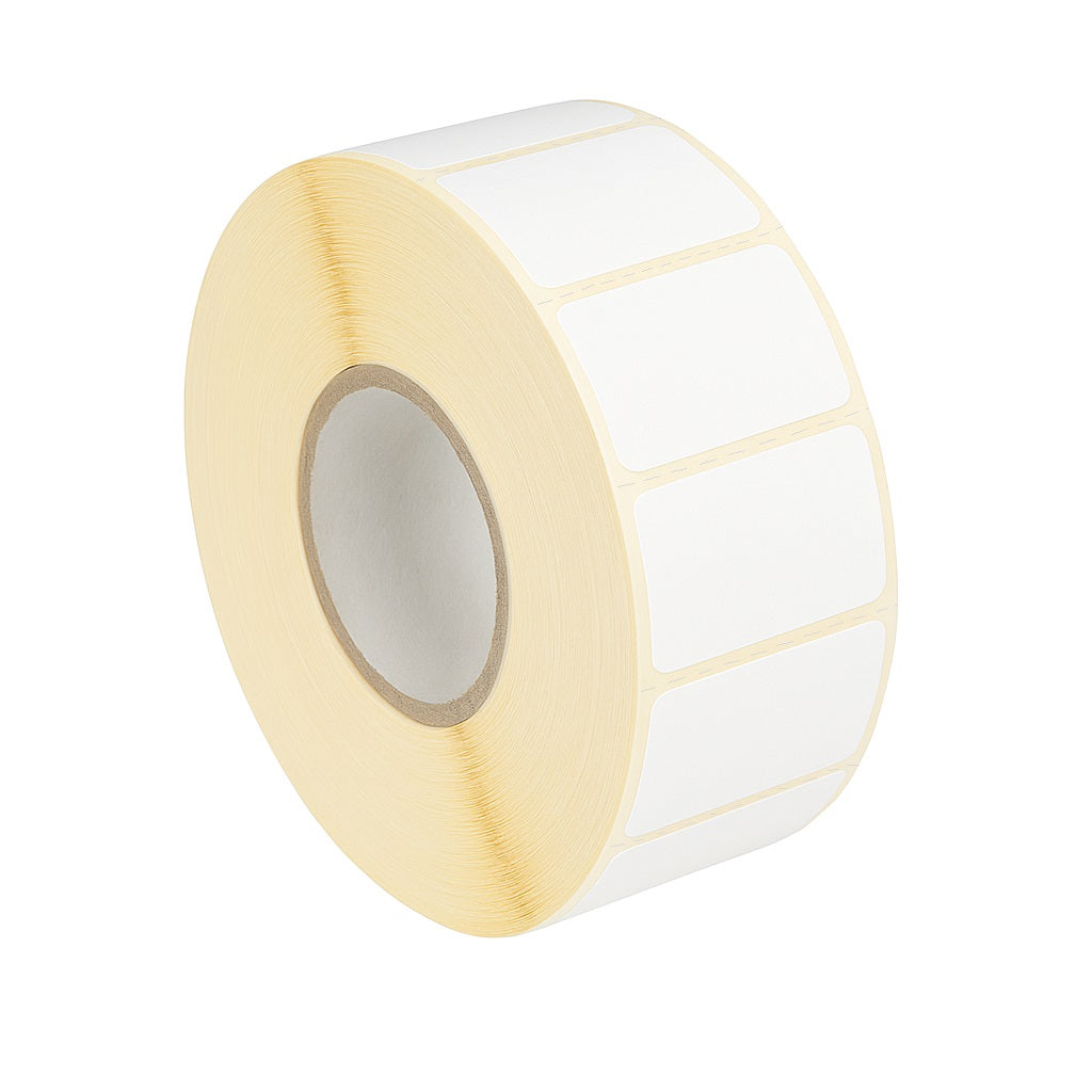 Weiße Thermo-Etiketten 32x20 mm mit Perforation (verschiedene Varianten)