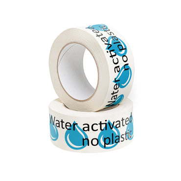 Papier-Klebeband wasseraktiviert mit individuellem Aufdruck und Logo (verschiedene Größen)
