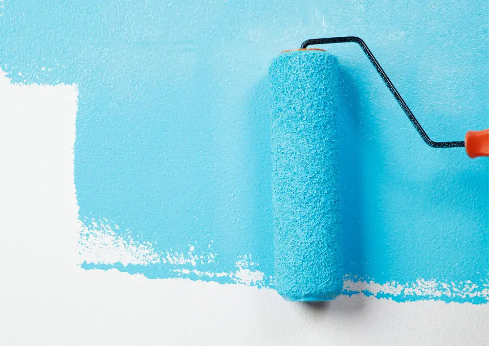 Wie malt man Berge an eine Wand im Kinderzimmer