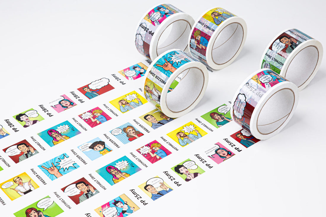 7 Gründe, warum man Klebeband selbst gestalten sollte