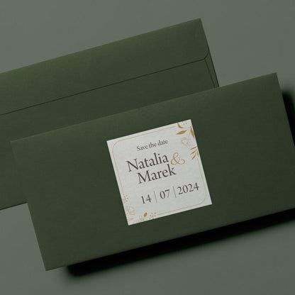 Etiketten, Aufkleber mit Aufdruck 50 x 50 mm QUADRAT (verschiedene Ausführungen)