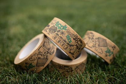 Papier-Packklebeband Solvent mit ECO-Aufdruck 50 mm x 50 m