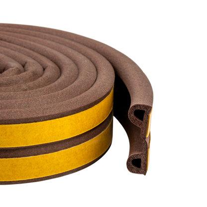 Gummidichtung selbstklebend, P-Profil, 9,5×5,5 mm (verschiedene Farben und Längen)