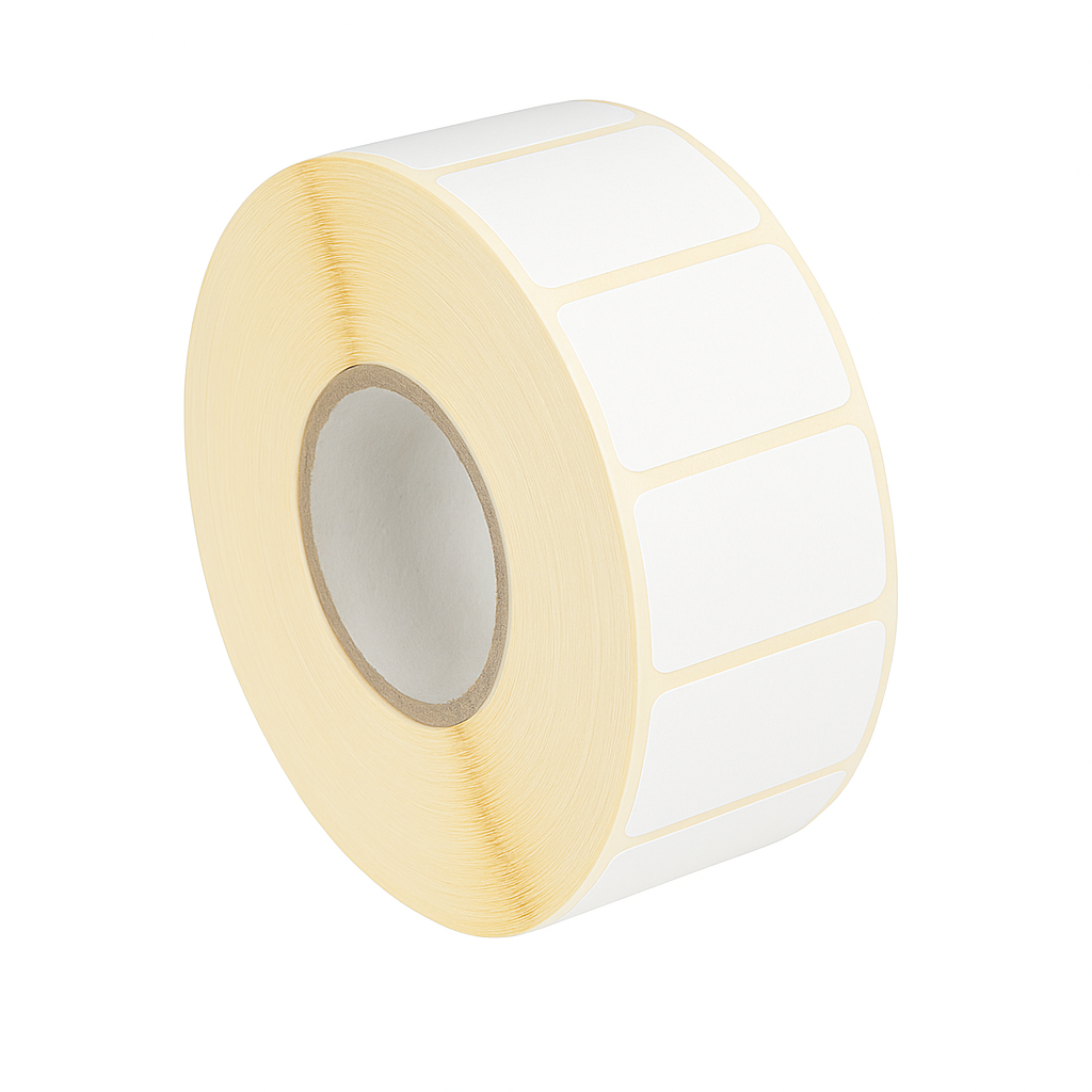 Thermo-Etiketten weiß 32 x 20 mm, 2000 Stück/Rolle