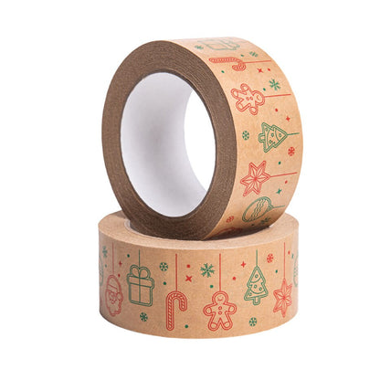 Weihnachtsband aus bedrucktem Papier 48 mm x 50 m