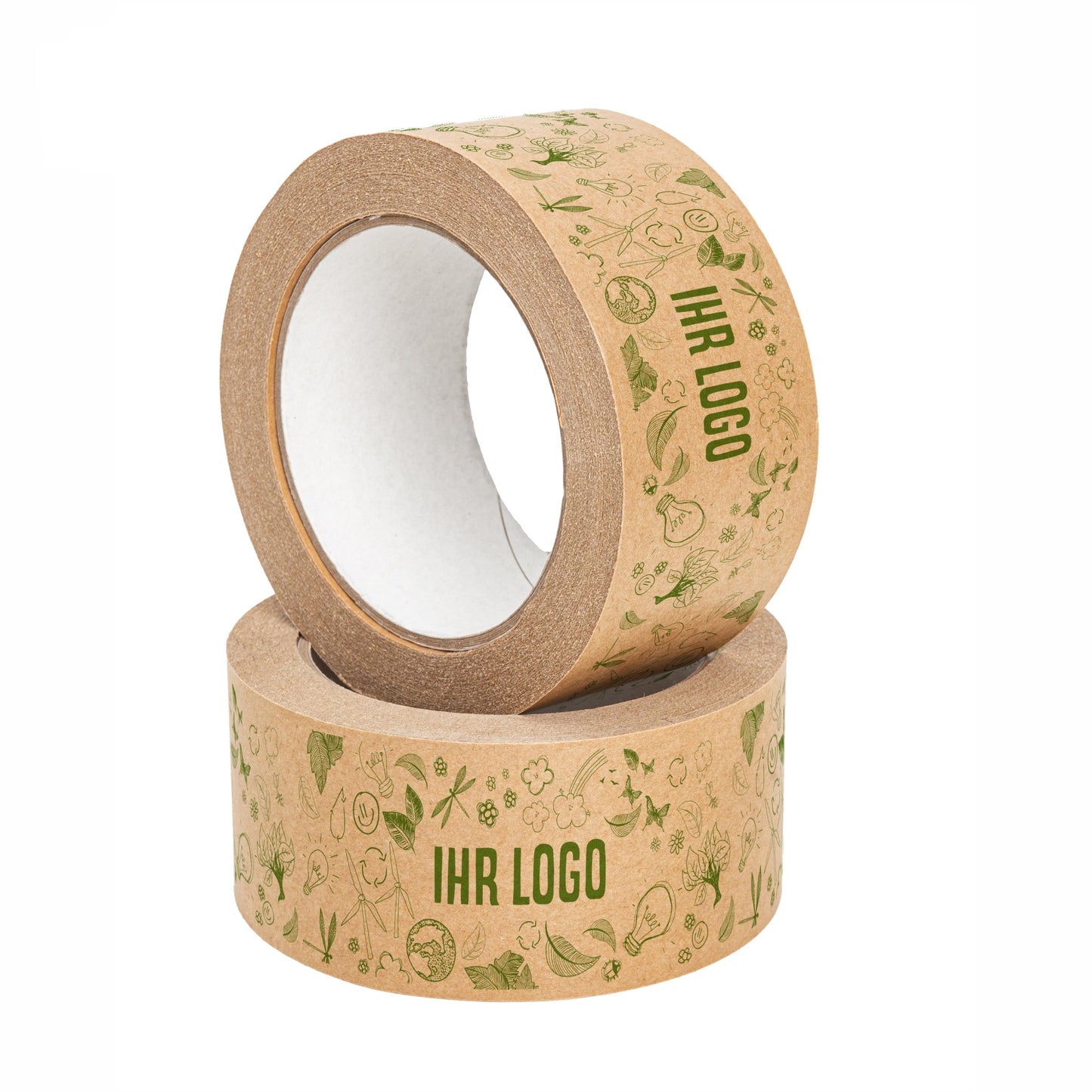 Papier-Verpackungsklebeband Hot-Melt mit individuellem Aufdruck und Logo 48 mm x 60 m