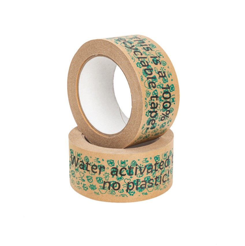 Papier-Klebeband wasseraktiviert mit individuellem Aufdruck und Logo (verschiedene Größen)