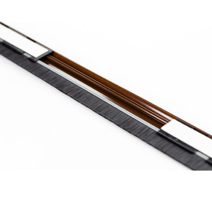 Bürstendichtung flexibel, 93 cm, selbstklebend, Gummi (verschiedene Farben)