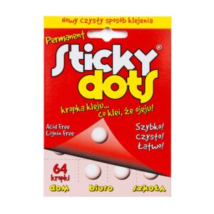 Sticky dots / Permanente Klebepunkte