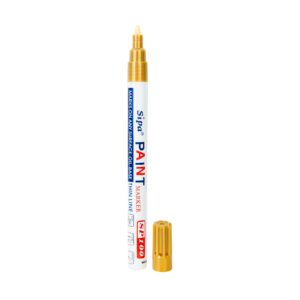 Markierstift mit SP100-Lack, dünn, Metallgehäuse, Farbe: gold