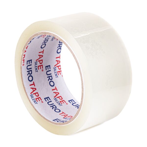 Leise abrollendes transparentes Acryl-Packband 48mm x 54m